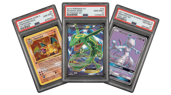 Gegradete Sammelkarten Samelkarten verschiedener Grader